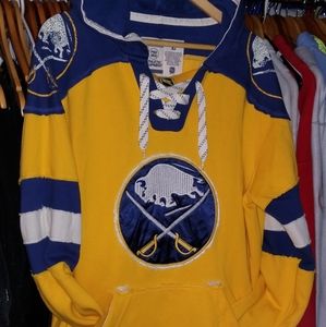 NHL Buffalo Sabres Hooded Jersey size Large